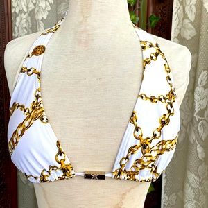 Chain Print Bikini 👙 Top 💜